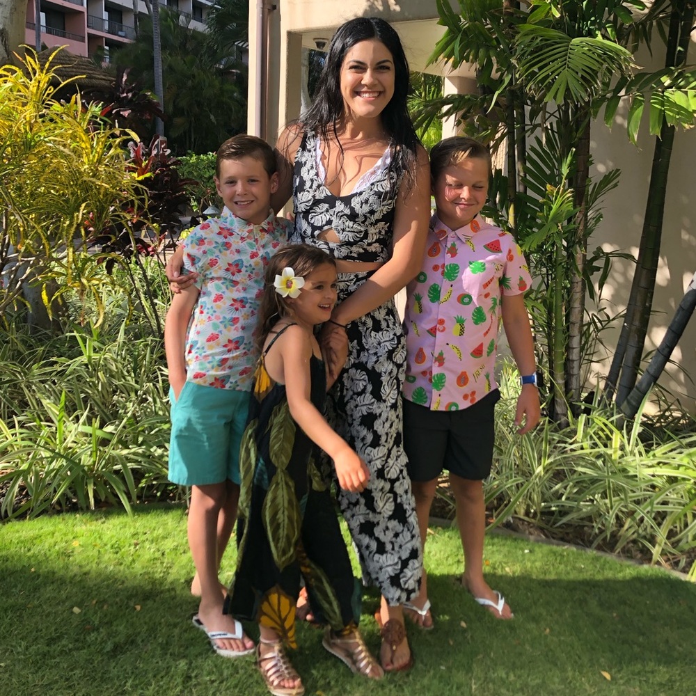 Lucy Love Palm Print Set